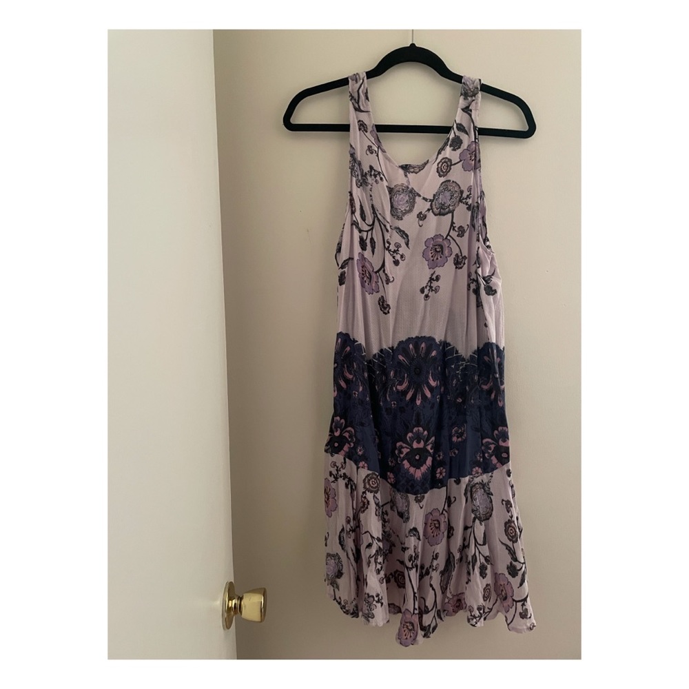 free people purple floral dress! (new with tags) - Picture 3 of 4